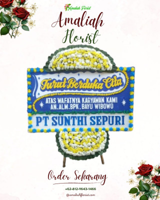 Papan Bunga Duka di Jakamulya