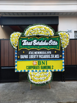 Papan Bunga Duka di Jakamulya