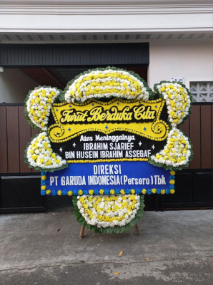Papan Bunga Duka di Jakamulya